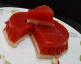 A picture of step 1 of Watermelon pudding.
