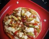 Paneer pasta pizza recipe step 7 photo