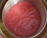 Foto del paso 8 de la receta: Tarta fresca con forma de sandía 🍉🍉🍉