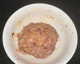 A picture of step 2 of No chemical PERFECT cheese stuff melt BURGERS (beef or pork or lamb or mix).