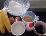 Foto del paso 1 de la receta: Queque de Plátano y Arándanos