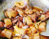 Hình bước làm 2 của món Ếch xào măng
