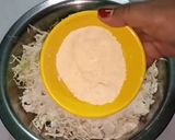 A picture of step 1 of Crispy cabbage pakoda.