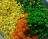 A picture of step 1 of Baked veg.