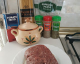 Foto del paso 1 de la receta: Espaguetis con carne picada 🍝