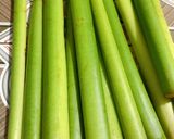 Hình bước làm 1 của món Canh mùng nấu lạc
