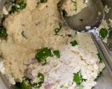 A picture of step 2 of Rava Chilla.