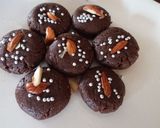 A picture of step 6 of Chocolate peda...#fastivbandhan..