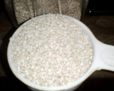 A picture of step 1 of Barely Dates porridge (for Sehri).