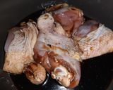A picture of step 1 of Adobong manok.
