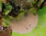 Salat mit einer Zitronen - Kondensmilch - Soße Rezeptschritt 5 Foto