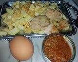 Une image de l'étape 1 de Frites🥔Omelette au thon 🍅🐟.