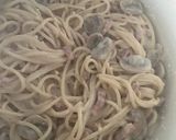 Foto del paso 6 de la receta: Spaghettis con salsa de champiñones y bacon