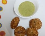 A picture of step 4 of Sago pearls vada / fritters (vrat / fasting recipe).