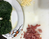 Foto del paso 3 de la receta: Filete de ternera con espinacas salteadas con jamón