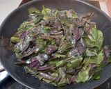 炒紅鳳菜的食譜步驟1照片
