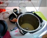 Foto del paso 7 de la receta: Merluza en Salsa Verde con Gambas y Almejas TMX