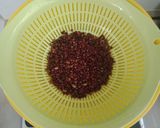 Hình bước làm 1 của món Zenzai - Chè Nhật