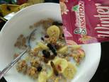 อาหารเช้า กราโนล่าผลไม้รวม Granola mix fruits(330 แคลอรี่) วิธีทำสูตร 4 รูป