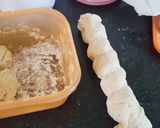 A picture of step 3 of Wholewheat flat breads.