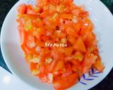 Hình bước làm 2 của món Đậu hủ chiên xốt cà chua