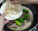 A picture of step 5 of Milky karahi.