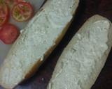Foto del paso 6 de la receta: Bocadillo de pechuga, lechuga, tomate y papas fritas