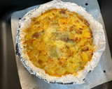 Foto del paso 9 de la receta: Tortilla de patata, berenjena y cebolla en Lékué + Airfryer Cosori