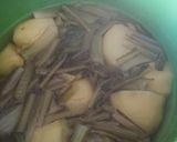 Foto del paso 1 de la receta Pochas, borrajas y butifarra negra