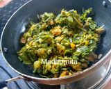 A picture of step 9 of Palak Veggies and Urad dal Bodi Tarkari.