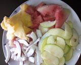 A picture of step 1 of Fruits salad.