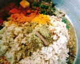A picture of step 2 of Mix Vegs Dalkhichidi.