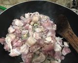 A picture of step 2 of Classic Pork Menudo.