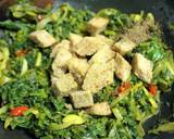 Palak Sepu Vadi Stir Fry recipe step 4 photo