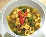 Foto langkah ke 3 dari resep Cumi Asin Cabai Hijau.