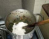 A picture of step 2 of Creamedvegetable#coconut cream contest and #Author marathon.