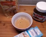 A picture of step 1 of Ladyfingers with Nutella and Coconut.