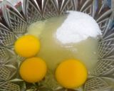 Foto langkah ke 1 dari resep Bolu Ketan Hitam Keju Lumer Kukus.