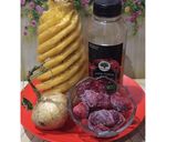 Foto langkah ke 1 dari resep Diet Juice Jicama (Bengkoang) Pineapple Strawberry Apple Vinegar.