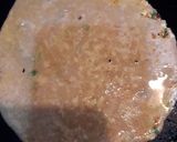 A picture of step 8 of Stuffed paneer paratha with tomato onion chutney.