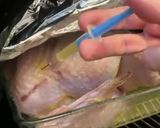 Karácsonyi egész, töltött, gesztenyés bébipulyka recept fázis 16 fotója