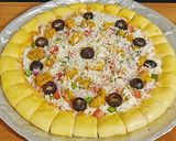 A picture of step 4 of Cheesy Bites Tikka Pizza 🍕🍕.