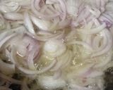 A picture of step 1 of Beef white biryani.
