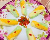 A picture of step 7 of Try colour coconut roll.