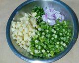 ঢেঁড়শ আলুর ভাজি (dheras aloor bhaji recipe in Bengali) রেসিপির ধাপ 1 ছবি
