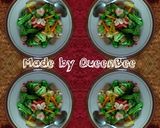 Foto langkah ke 8 dari resep Tumis Udang dan Sayuran.