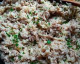 Pas rețetă Orez cu carne de porc și parmezan 2 fotografie