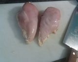 Foto del paso 1 de la receta: Pechuga de pollo a la Pizza!