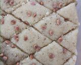 A picture of step 7 of Coconut burfi.
