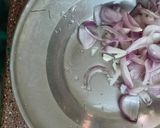 A picture of step 1 of Mutton biryani.